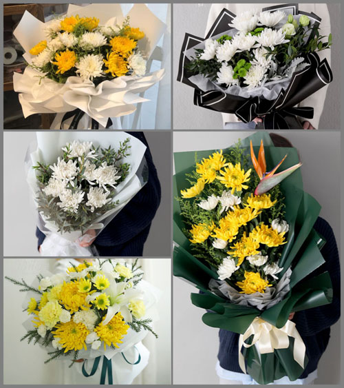 甘肃省庆阳华池县白马乡白事花束代送